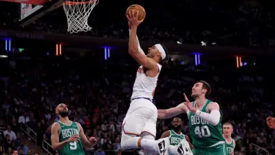 Knicks knock off defending NBA champion Celtics to advance to first conference finals in 25 years